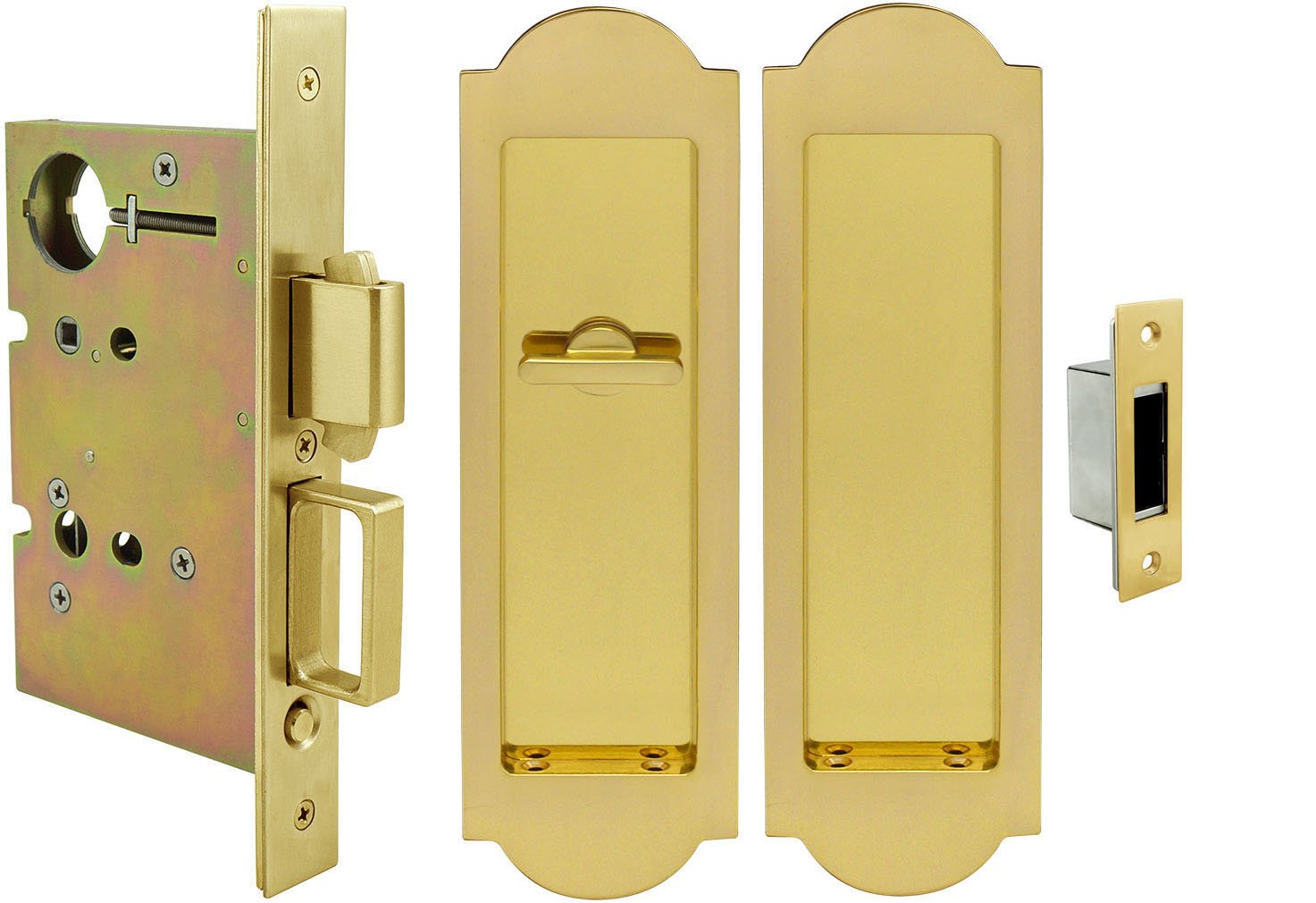 inox fh31pd8460-10b 口袋隐私锁 亮黄铜色(polished brass) 43237-2